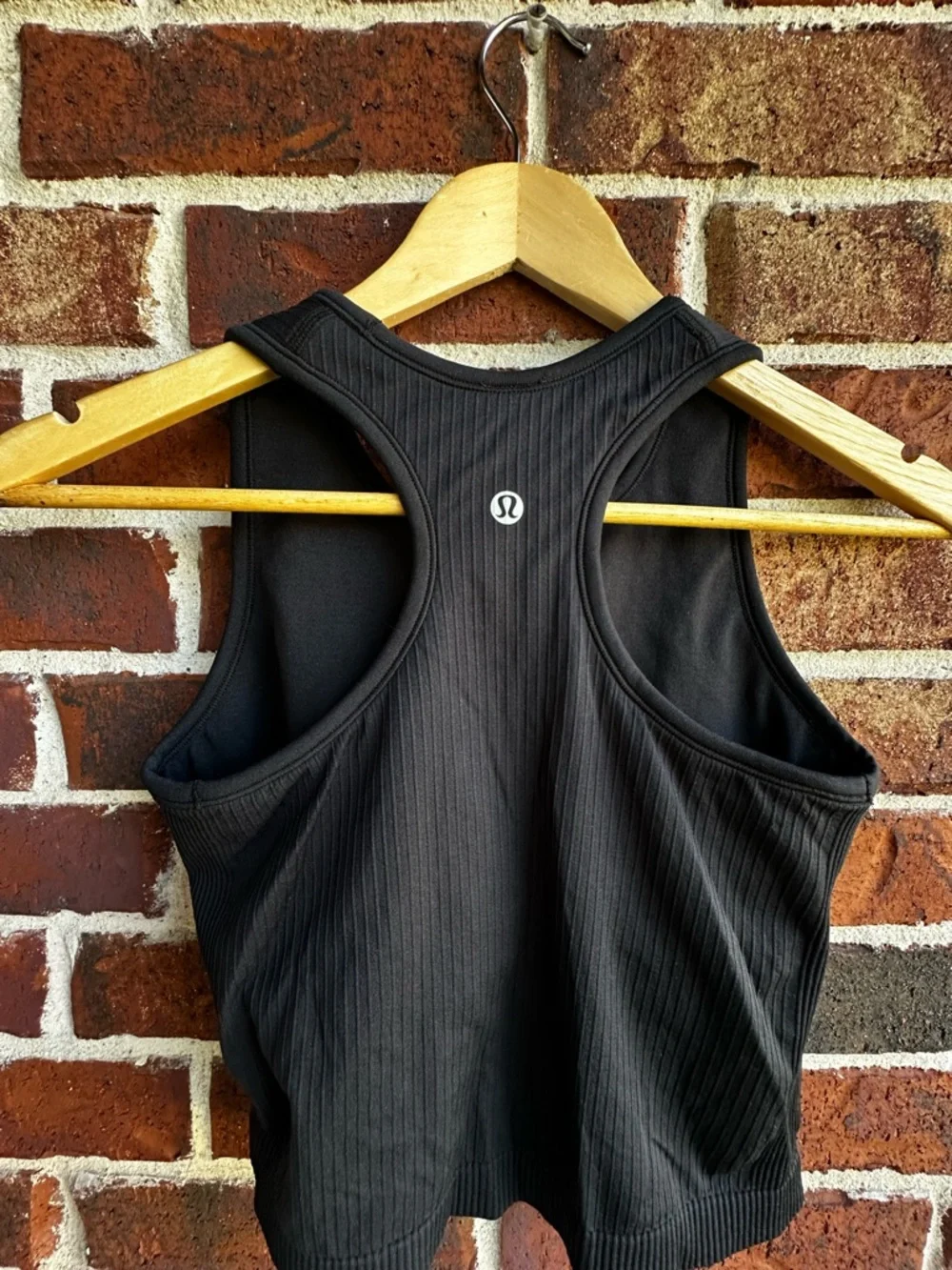 lululemon athletica Black Ribbed Tank Top - Picture 2 of 2
